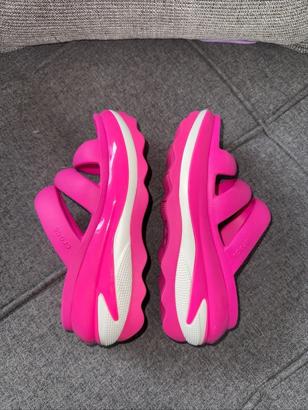 CROCS Platform MEGA CRUSH TRIPLE STRAP PINK CRUSH Women’s 8.0